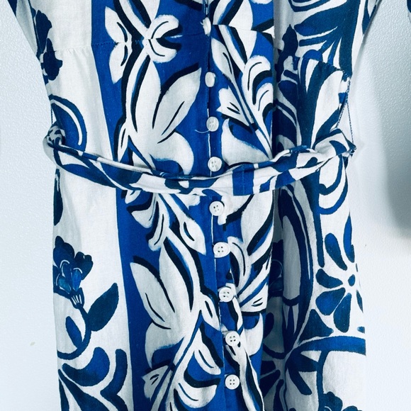 Zara Linen Style Shirt Dress - Picture 6 of 7